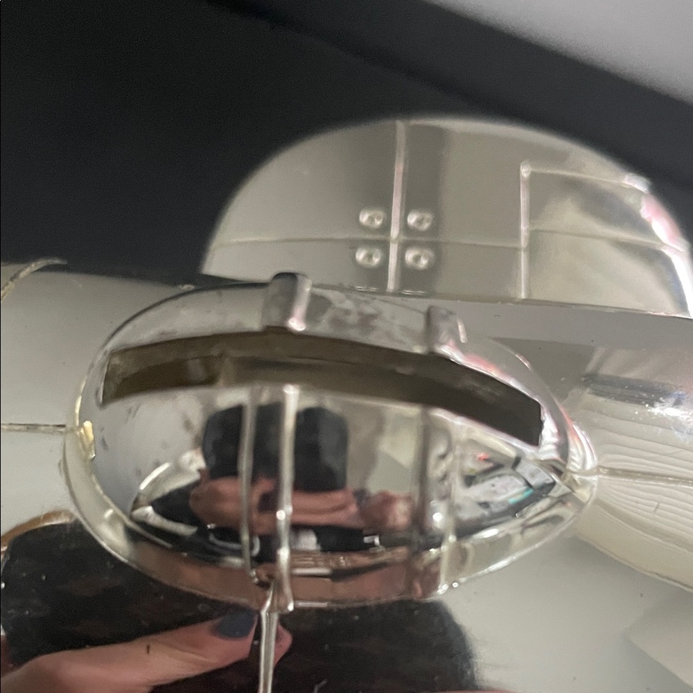 Reed & Barton Silver plated Airplane coin bank - Picture 6 of 12